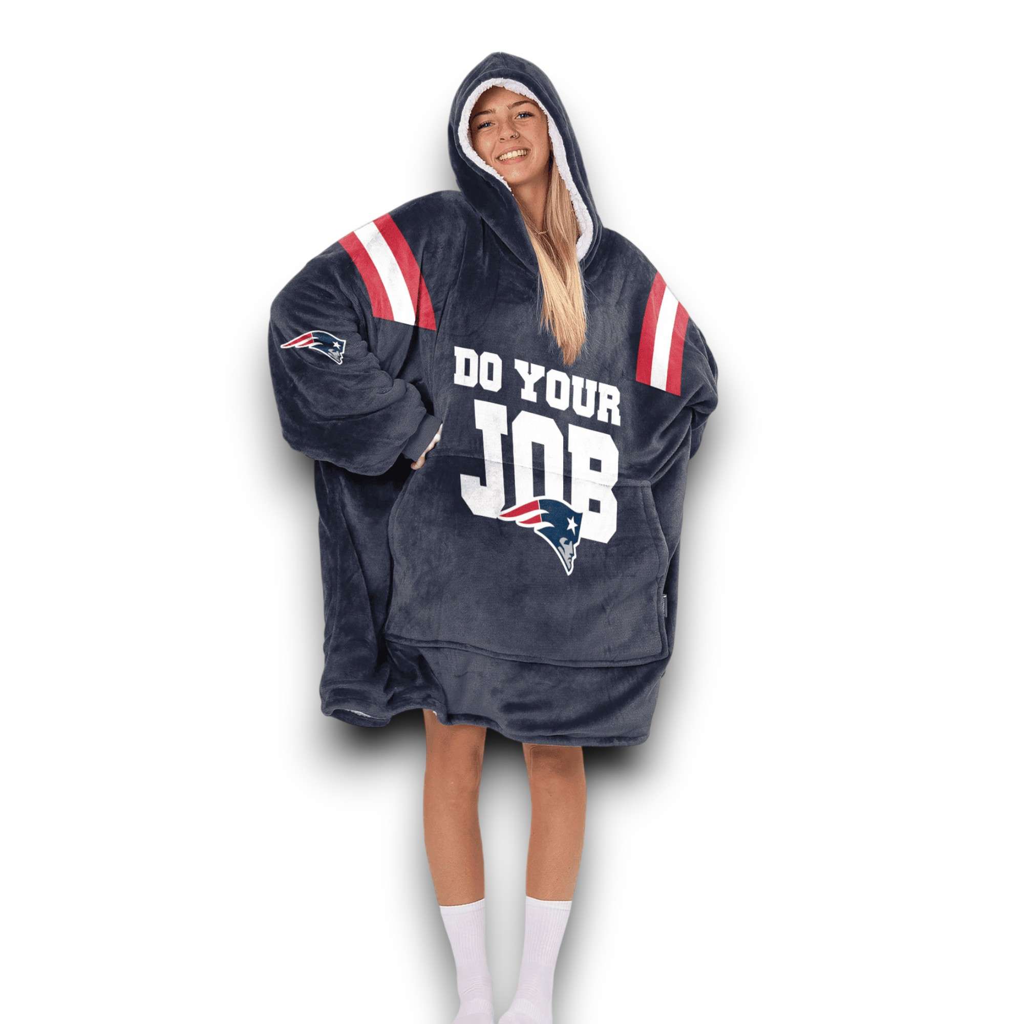 Patriots Do Your Job Maye 10 Football Unisex Blanket Hoodie 3 Patriots Do Your Job Maye 10 Football Unisex Blanket Hoodie