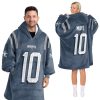 Patriots Football Maye 10 Unisex Blanket Hoodie 2