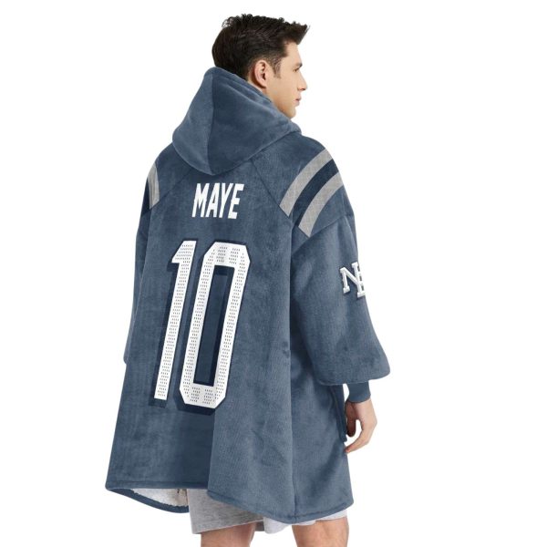 Patriots Football Maye 10 Unisex Blanket Hoodie 4