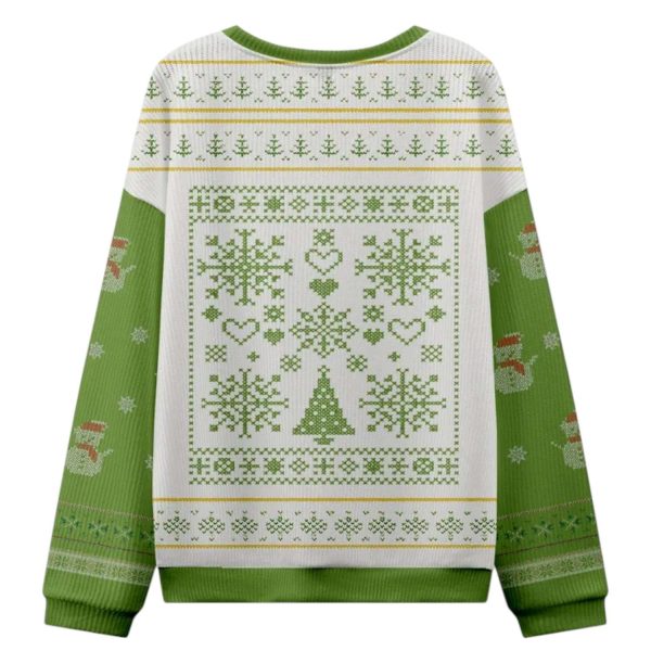 Penguin Overstimulated But Festive Christmas Ugly Sweater