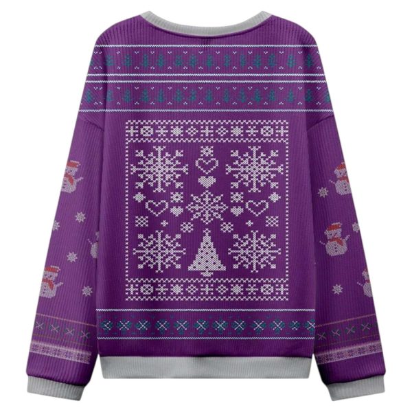 Penguin Overstimulated But Festive Christmas Ugly Sweater