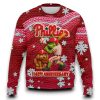 Phillies 142th Anniversary Grnch Ugly Christmas Sweater 2025