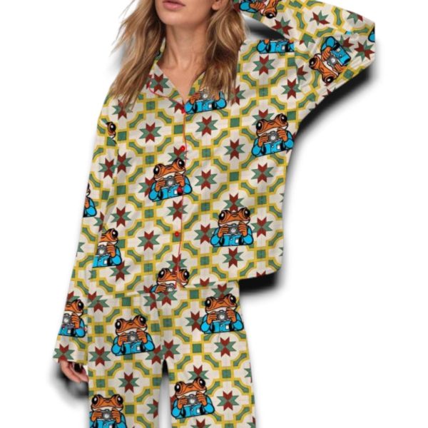 Puerto Rico Sapo Concho Silky Satin Pajama Set 1