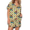 Puerto Rico Sapo Concho Silky Satin Pajama Set 2