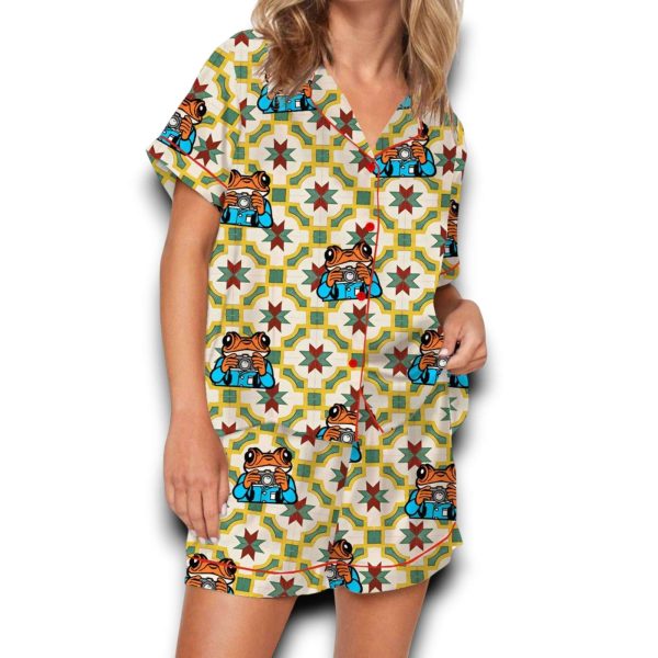Puerto Rico Sapo Concho Silky Satin Pajama Set 2
