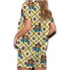 Puerto Rico Sapo Concho Silky Satin Pajama Set 3