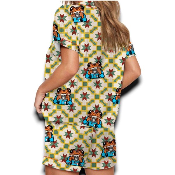 Puerto Rico Sapo Concho Silky Satin Pajama Set 3