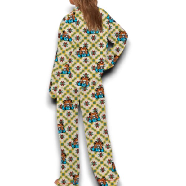 Puerto Rico Sapo Concho Silky Satin Pajama Set