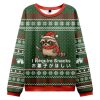 Raccoons I Require Snacks Christmas Ugly Sweater 2025 1