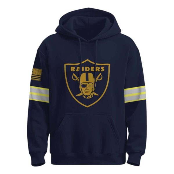 Raiders Retired But Forever A Firefighter At Heart 2025 Hoodie