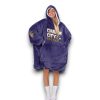 Ravens Jackson 8 Charm City Football Unisex Blanket Hoodie