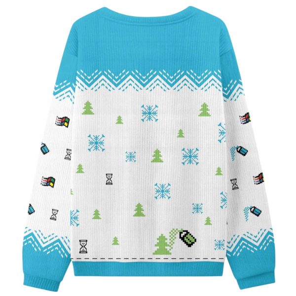 Retro Untitled Paint Program Ugly Christmas Sweater 2025