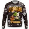 SD Padres 55th Anniversary Grnch Ugly Christmas Sweater 2025