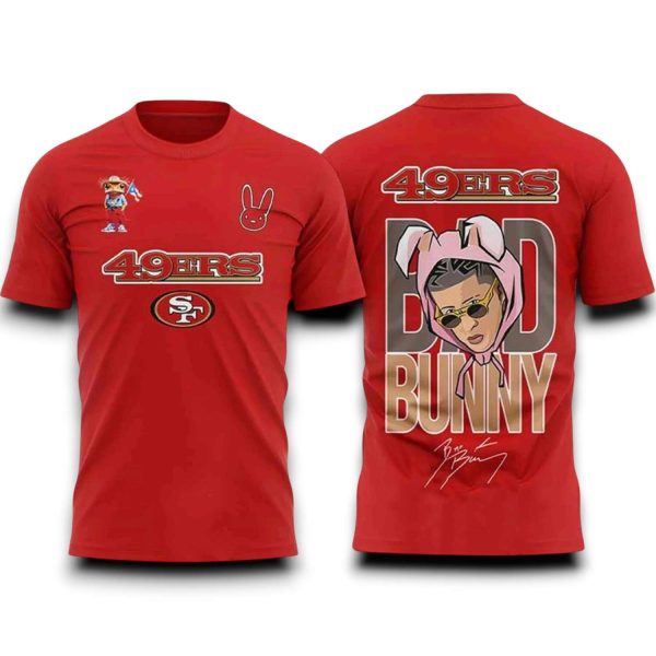 SF 49ers Bad Bunny Super Bowl 2025 2026 Shirt