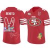 SF 49ers Bad Bunny Super Bowl Football Jersey