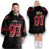 SF 49ers Faithful Bosa 97 Football Unisex Blanket Hoodie