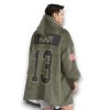 SF 49ers Purdy 13 Olive Salute To Service Football Blanket Hoodie