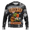 SF Giants 142nd Anniversary Grnch Ugly Christmas Sweater 2025