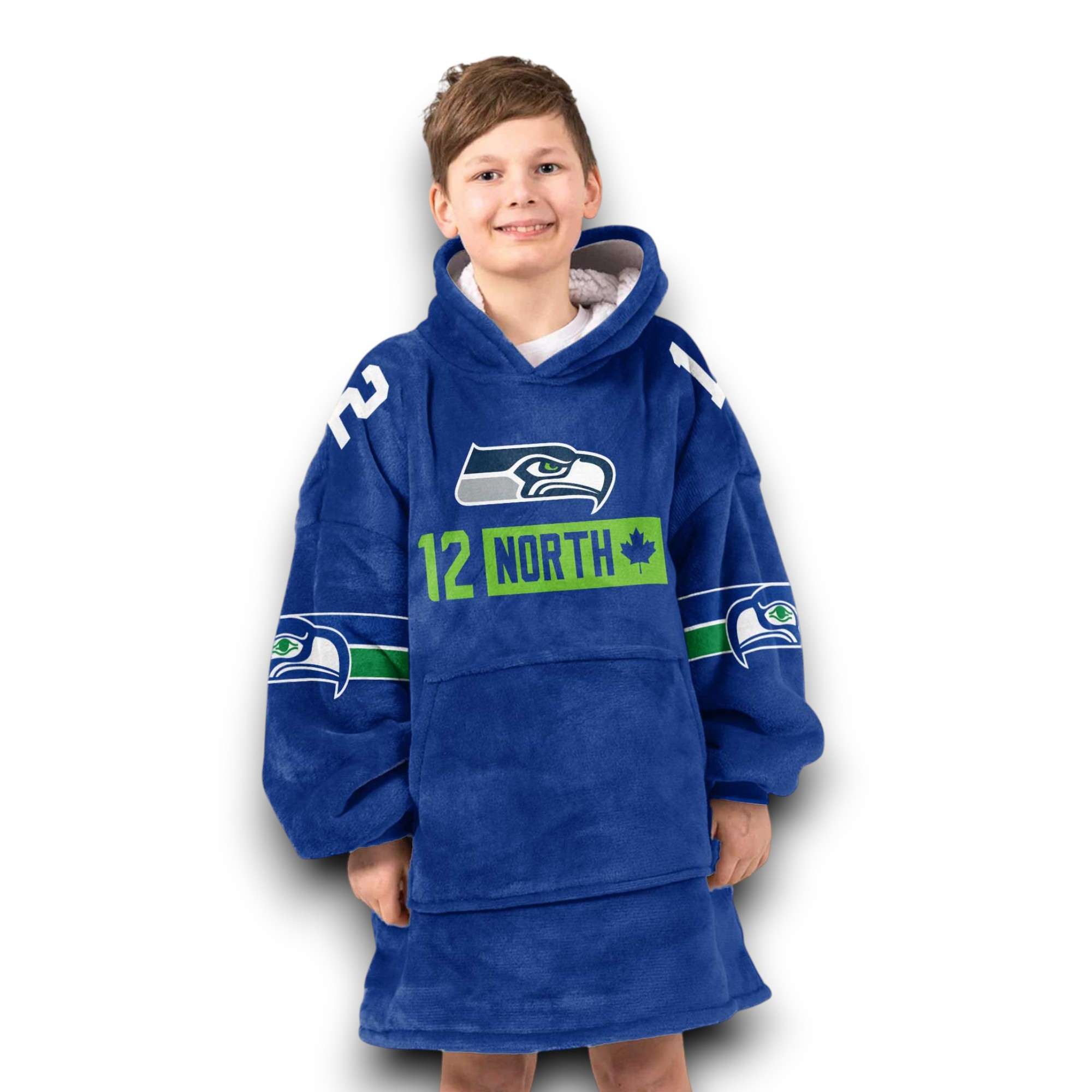 Seahawks 12 North Fan 12 Football Unisex Blanket Hoodie 5 Seahawks 12 North Fan 12 Football Unisex Blanket Hoodie