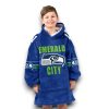 Seahawks Emerald City Smith Njigba 11 Football Unisex Blanket Hoodie 11 Seahawks Emerald City Smith Njigba 11 Football Unisex Blanket Hoodie