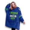 Seahawks Emerald City Smith Njigba 11 Football Unisex Blanket Hoodie 10 Seahawks Emerald City Smith Njigba 11 Football Unisex Blanket Hoodie