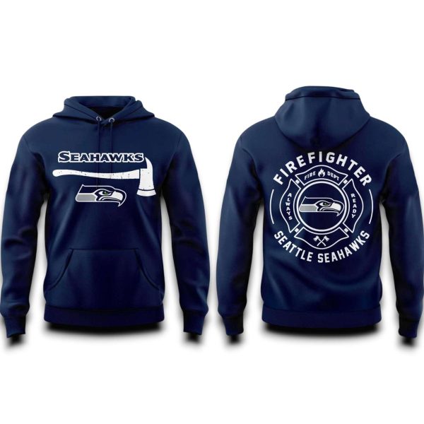 Seahawks Firefighter Appreciation Day Hoodie 2025