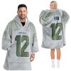 Seahawks Football Fan 12 Unisex Blanket Hoodie 2