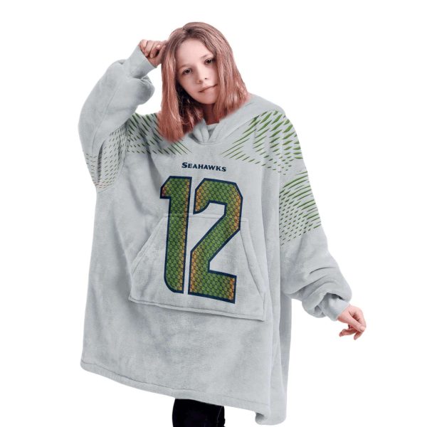 Seahawks Football Fan 12 Unisex Blanket Hoodie