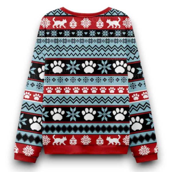 The Cat Lady Christmas Ugly Sweater