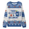 This Deserves A Document Ugly Christmas Sweater