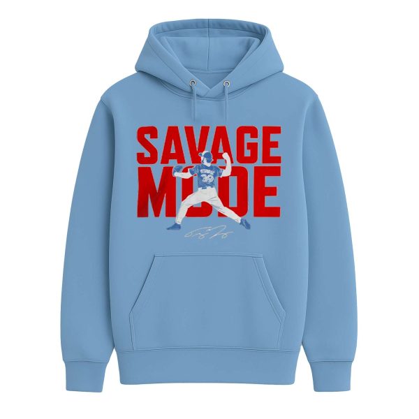 Trey Yesavage Savage Mode Blue Jays Signature Shirt