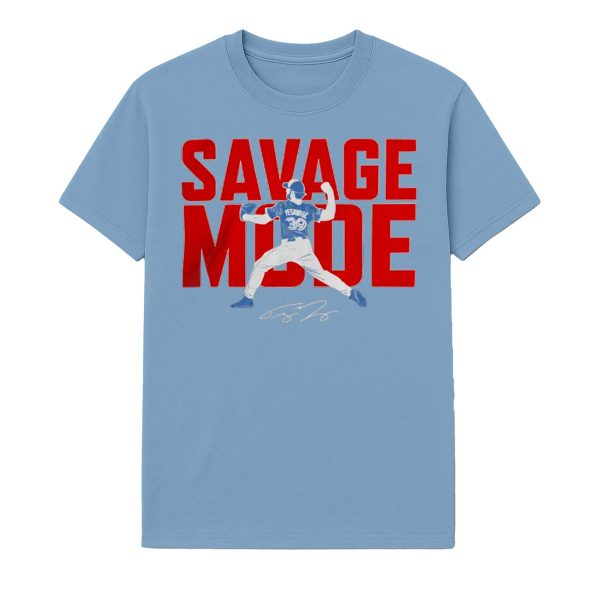 Trey Yesavage Savage Mode Blue Jays Signature Shirt