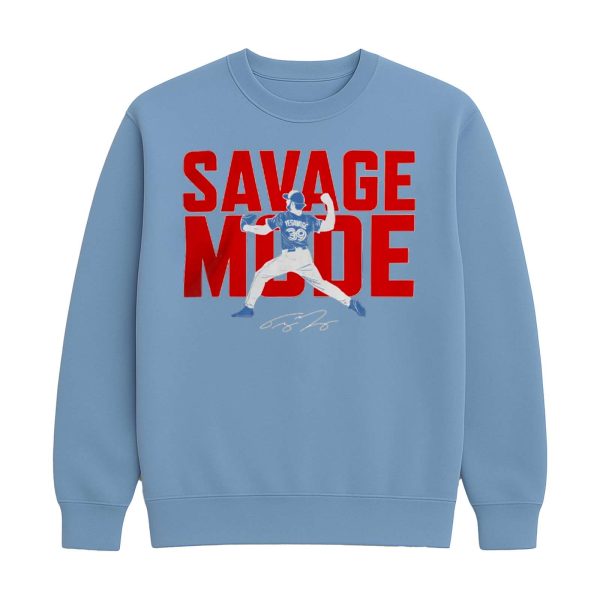 Trey Yesavage Savage Mode Blue Jays Signature Shirt