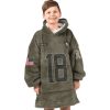 Viking Jefferson 18 Olive Salute To Service Football Unisex Blanket Hoodie 7 Viking Jefferson 18 Olive Salute To Service Football Unisex Blanket Hoodie
