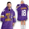 Vikings Hit The Griddy Jefferson 18 Football Unisex Blanket Hoodie 7 Vikings Hit The Griddy Jefferson 18 Football Unisex Blanket Hoodie