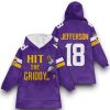 Vikings Hit The Griddy Jefferson 18 Football Unisex Blanket Hoodie 10 Vikings Hit The Griddy Jefferson 18 Football Unisex Blanket Hoodie
